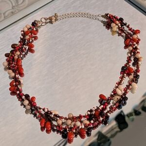 Elegant Multicolor Beaded Necklace